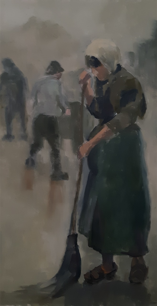 "Straatveegster, ode aan Arthur Briët"